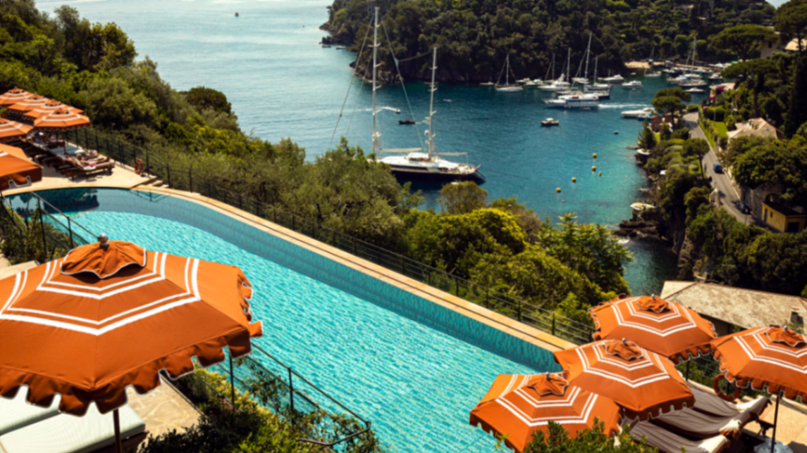 Splendido, Portofino — clifftop pool