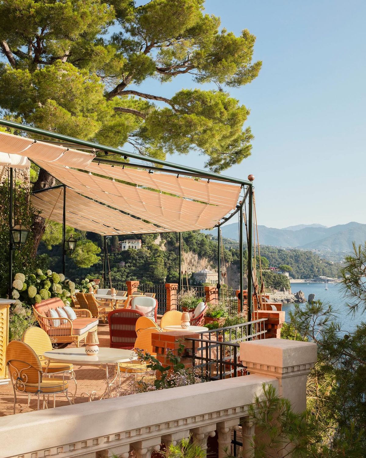 Villa Beatrice, Portofino — sea-view terrace